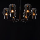 Pendente Zuriel Preto LT015-SKY para 6 E27 Starlux ST2560-Starlux-Starlumen