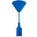 Pendente soquete em silicone E27-Azul ST507-Starlumen-