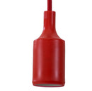 Pendente soquete em silicone E27-Vermelho ST507-Starlumen-