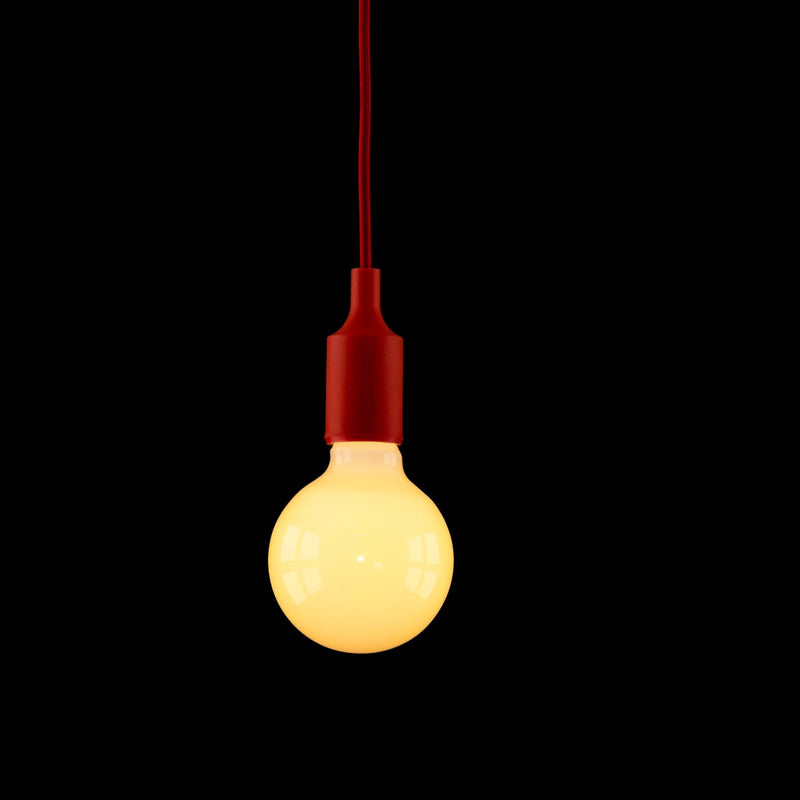 Pendente soquete em silicone E27-Vermelho modelo 2 ST507-Starlumen-