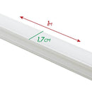 Perfil Sobrepor Alumínio Branco P/ Fita LED 1000x17mm DS2244 ST1095-Starlumen-