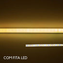 Perfil Sobrepor Alumínio Escovado p/ Fita LED 1000x20mm DS2246 ST1098-Starlumen-