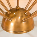Plafon Atom Sputnik Cobre Escovado P/ 9 Lâmpadas PLF-4964-CE St698-Starlumen-