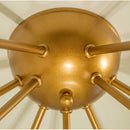 Plafon Atom Sputnik Cobre Fosco P/ 9 Lâmpadas PLF4964-CF St698-Starlumen-