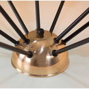 Plafon Atom Sputnik Preto com Cobre P/ 9 Lâmpadas PLF4964-PTCB St698-Starlumen-