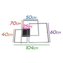 Plafon Canvas Preto Moderno Led Integrado 116w Aluminio 38025 St1632-Opus-Starlumen