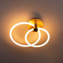 Plafon Circolo French Gold e Branco 32W 3000k BB021 Bella ST2351-Bella Iluminação-Starlumen