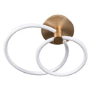 Plafon Circolo French Gold e Branco 32W 3000k BB021 Bella ST2351-Bella Iluminação-Starlumen