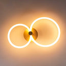 Plafon Circolo French Gold e Branco 32W 3000k BB021 Bella ST2351-Bella Iluminação-Starlumen