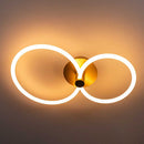 Plafon Circolo French Gold e Branco 32W 3000k BB021 Bella ST2351-Bella Iluminação-Starlumen