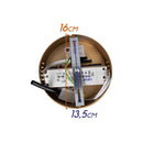 Plafon Circolo French Gold e Branco 32W 3000k BB021 Bella ST2351-Bella Iluminação-Starlumen