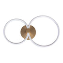 Plafon Circolo French Gold e Branco 32W 3000k BB021 Bella ST2351-Bella Iluminação-Starlumen