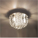 Plafon Cristal Legítimo K9 20cm Redondo P/ 3 G9 PLF-4717 St4717-Starlumen-