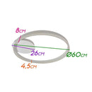 Plafon Emily Branco Anel LED Integrado 30W Ø60cm CL31201-WH ST1748-Starlux-Starlumen