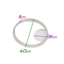 Plafon Emily Branco Anel Ring Arco Led Integrado 20w Ø40cm CM31200-WH St1747-Starlux-Starlumen