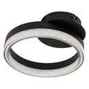 Plafon Emily Preto Anel LED Integrado 12W Ø20cm CS31199-BK St1735-Starlux-Starlumen