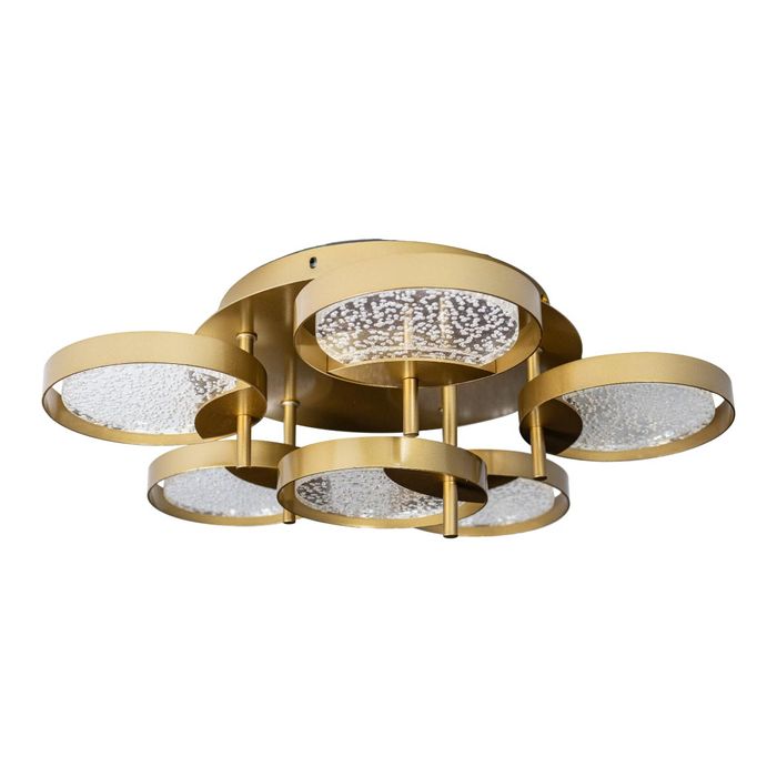 Plafon Emma Ouro Fosco 6x LED 4W 2700K LT011 Starlux ST2572-Starlux-Starlumen