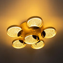 Plafon Emma Ouro Fosco 6x LED 4W 2700K LT011 Starlux ST2572-Starlux-Starlumen