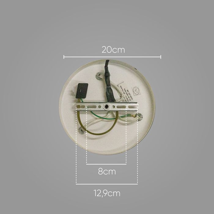 Plafon Grape Ouro Fosco e Ambar ZR115 60cm 6 Globos Vidro para 6X G9 Starlux ST2630-Starlux-Starlumen