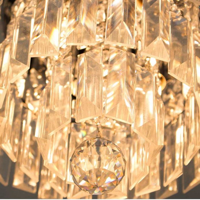 Plafon Kri Cristal K9 Transparente Bella Hu1100 4g9 25cm St868