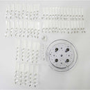 Plafon Kri Cristal K9 Transparente Bella Hu1100 4xG9 25cm ST868-Bella Iluminação-Starlumen