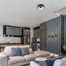 Plafon Otto Preto Led 16w Redondo 30cm WCR1540-30BK St1715-Starlux-Starlumen