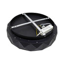 Plafon Otto Preto Led 30w Redondo 50cm ZR089-R-BK St1711-Starlux-Starlumen