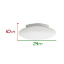 Plafon Ozzy Branco Metal E Vidro P/ 2 G9 Starlux LT-001S-WH St1951-Starlux-Starlumen