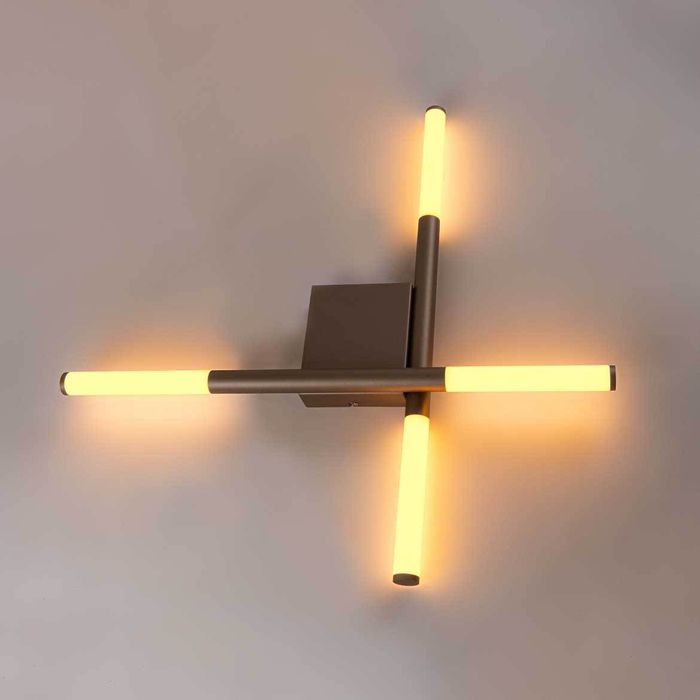 Plafon Palito Pale LED 24W Gold 70cm Bella CD016 ST2184-Bella Iluminação-Starlumen