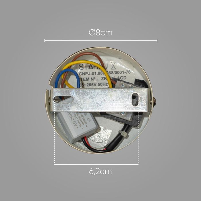 Plafon Petra Starlux 17cm LED 2700k ZR102-AGD ST2579