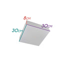 Plafon Sobrepor Acrílico 30cm Quadrado Luminária ST30030-Starlumen-