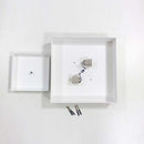 Plafon Sobrepor Quadrado 33cm Luz Indireta para 2x E27 251/4E BT St1216-Starlumen-