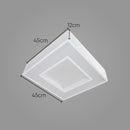 Plafon Sobrepor Quadrado Cherry Branco 45x45 4 E27 St4540/45BT-Starlumen-