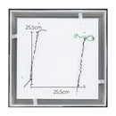 Plafon Sobrepor Quadrado Cherry Preto 45x45 4 E27 St4540/45PT-Starlumen-