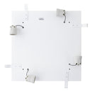 Plafon Sobrepor Quadrado Cherry Preto 45x45 4 E27 St4540/45PT-Starlumen-