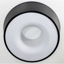 Plafon Sobrepor Vulcano Preto Redondo p/ 3 LED E27 ST951-Starlumen-