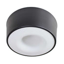Plafon Sobrepor Vulcano Preto Redondo p/ 3 LED E27 ST951-Starlumen-
