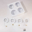 Plafon Spot Branco Quadrado 35x35 Sobrepor 4x Gu10 P/ Ar111 4504/35 BT St1578-Starlumen-