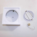 Plafon Spot Branco Quadrado Premium Sobrepor Gu10 P/ Ar111 4504/18 St1573-Starlumen-