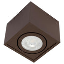 Plafon Spot Sobrepor Quadrado Marrom Box para PAR30 Orluce ST2758-Orluce-Starlumen