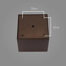 Plafon Spot Sobrepor Quadrado Marrom Box para PAR30 Orluce ST2758-Orluce-Starlumen