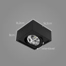 Plafon Spot Sobrepor Quadrado Preto Box P/ AR111 Orluce ST2763-Orluce-Starlumen