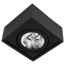 Plafon Spot Sobrepor Quadrado Preto Box P/ AR111 Orluce ST2763-Orluce-Starlumen