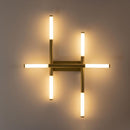 Plafon Yoda Ouro Fosco e Branco ZR141-WGD LED 22W 2700k 71x85cm Starlux ST2633-Starlux-Starlumen