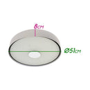 Plafon Zeus Branco Led 40w 50cm Efeito Estrelado WH31121-40W St1739-Starlux-Starlumen