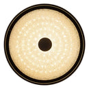 Plafon Zeus Preto LED 16W 28cm Efeito Estrelado BK31120-16W St1746-Starlux-Starlumen