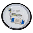 Plafon Zeus Preto LED 16W 28cm Efeito Estrelado BK31120-16W St1746-Starlux-Starlumen