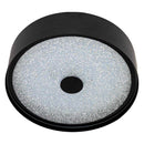 Plafon Zeus Preto LED 16W 28cm Efeito Estrelado BK31120-16W St1746-Starlux-Starlumen