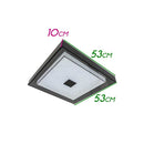 Plafon Zeus Preto LED 26W 53cm Efeito Estrelado C/ Cristais BK-30959-26W ST1749-Starlux-Starlumen