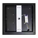 Plafon Zeus Preto LED 26W 53cm Efeito Estrelado C/ Cristais BK-30959-26W ST1749-Starlux-Starlumen